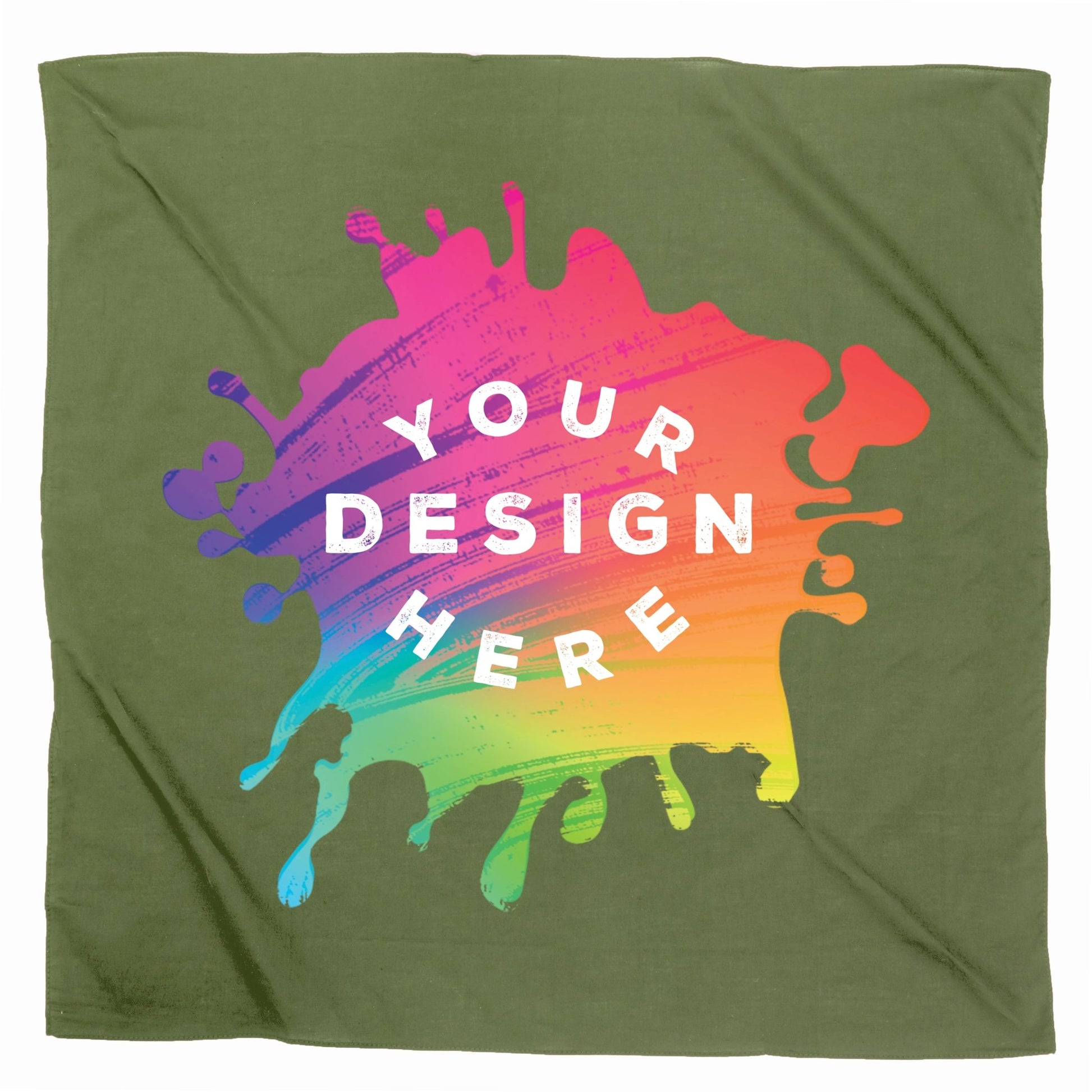 Full Color Custom Printed 27" x 27" Bandanas - Mato & Hash