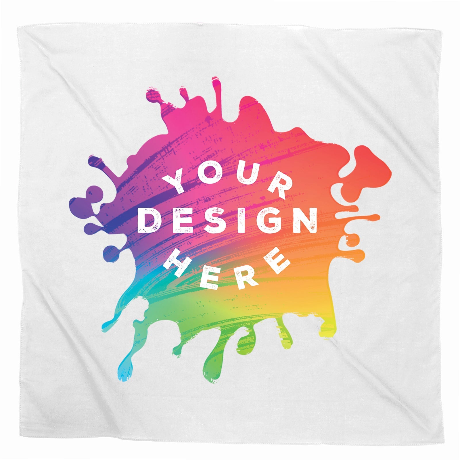 Full Color Custom Printed 27" x 27" Bandanas - Mato & Hash