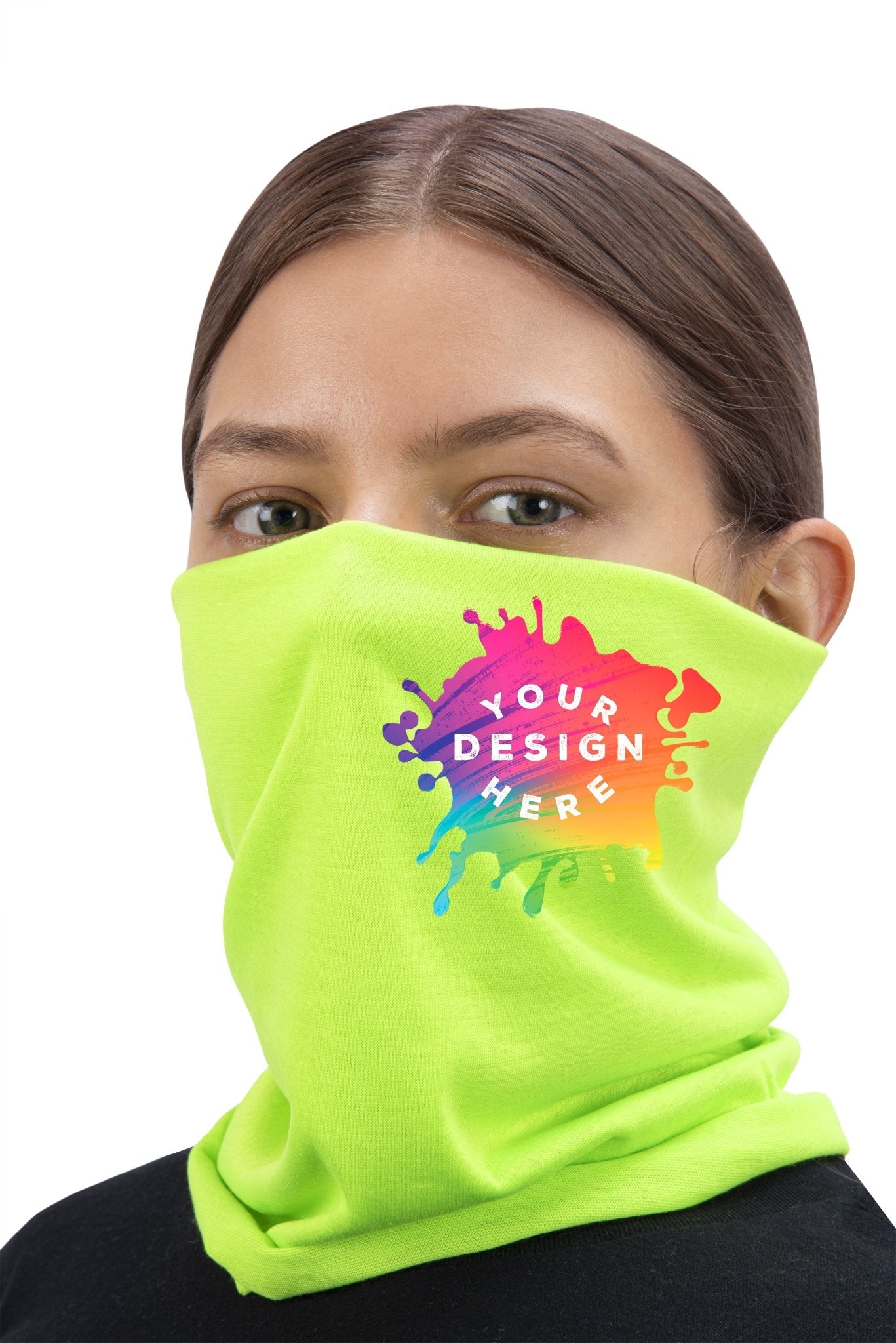 Full Color Custom Printed Multifunctional Neck Gaiter Tube Bandana Face Cover - Mato & Hash