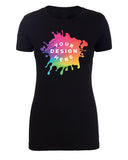 Full Color Custom Womens T Shirts
