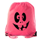 Funny Jack o Lantern Polyester Halloween Drawstring Bag - Mato & Hash