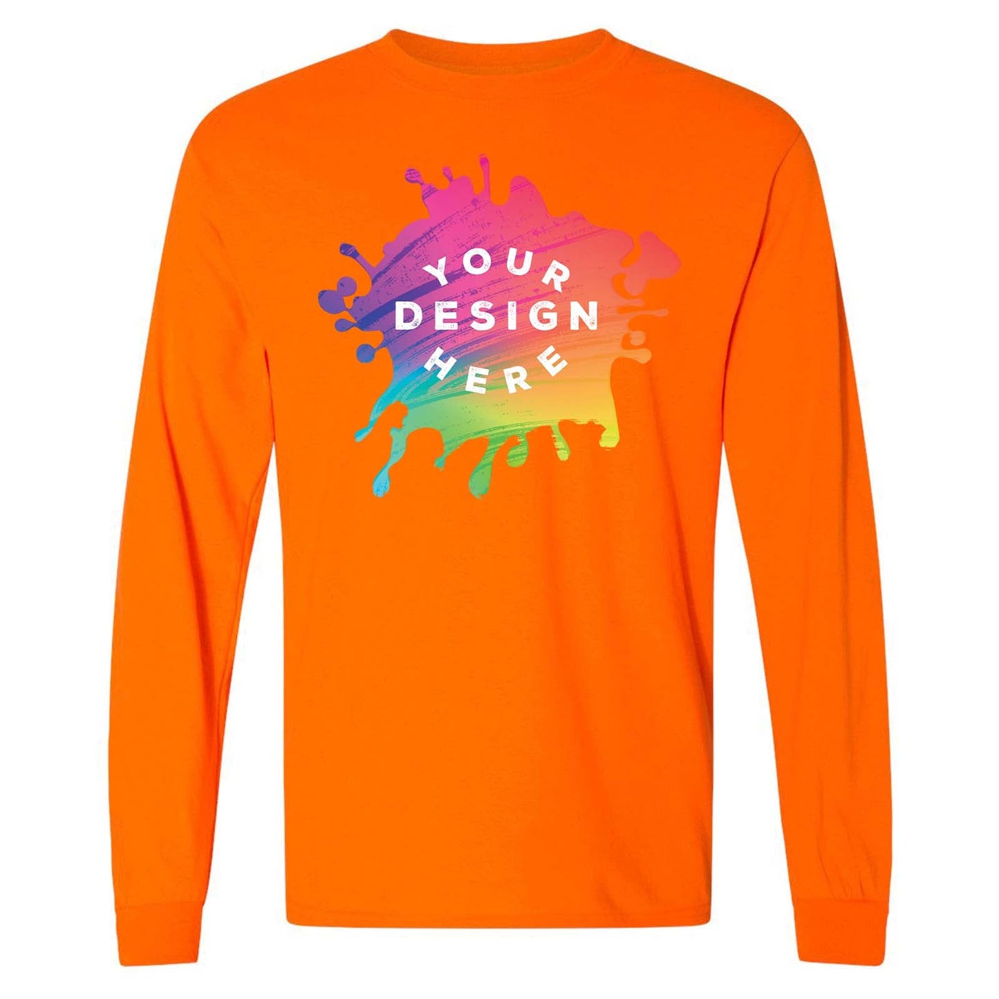 Gildan DryBlend® Men's Cotton/Polyester Blend Long Sleeve T-Shirt - Mato & Hash