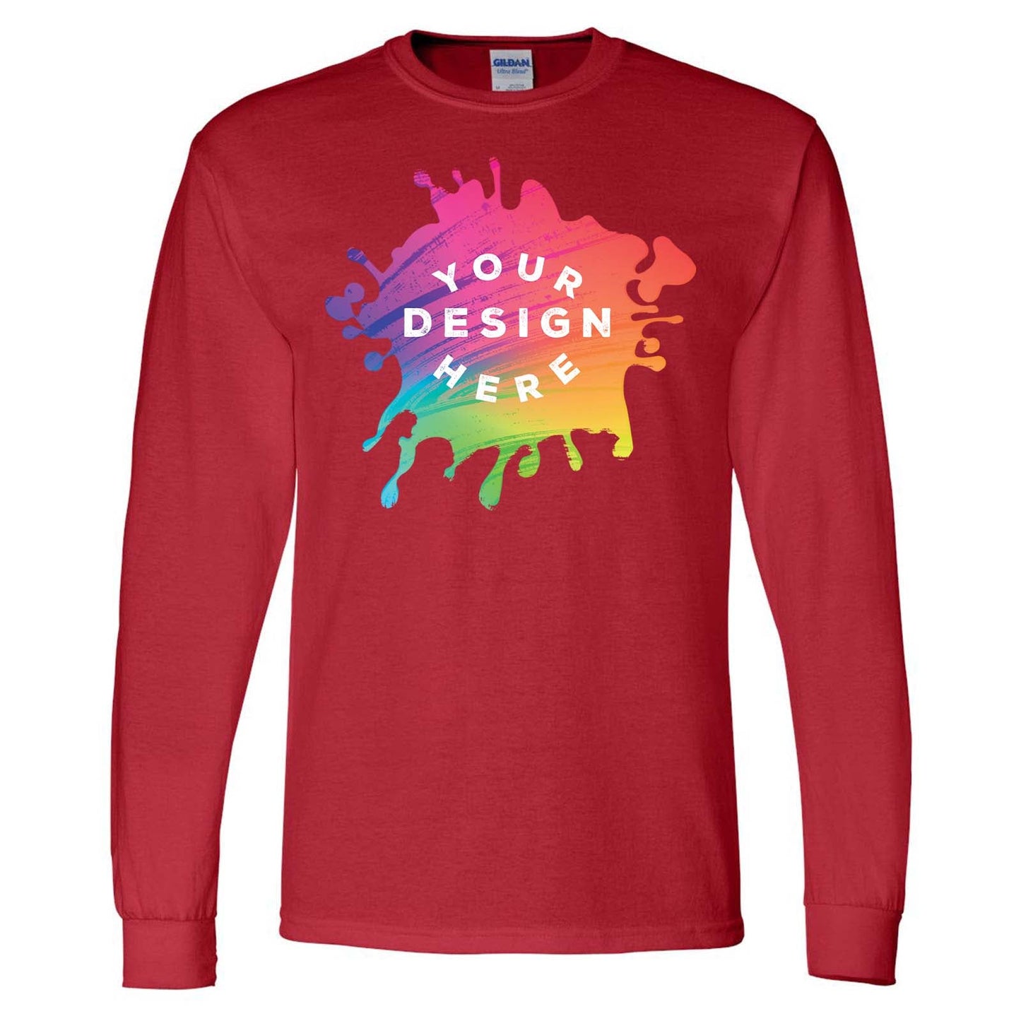 Gildan DryBlend® Men's Cotton/Polyester Blend Long Sleeve T-Shirt - Mato & Hash