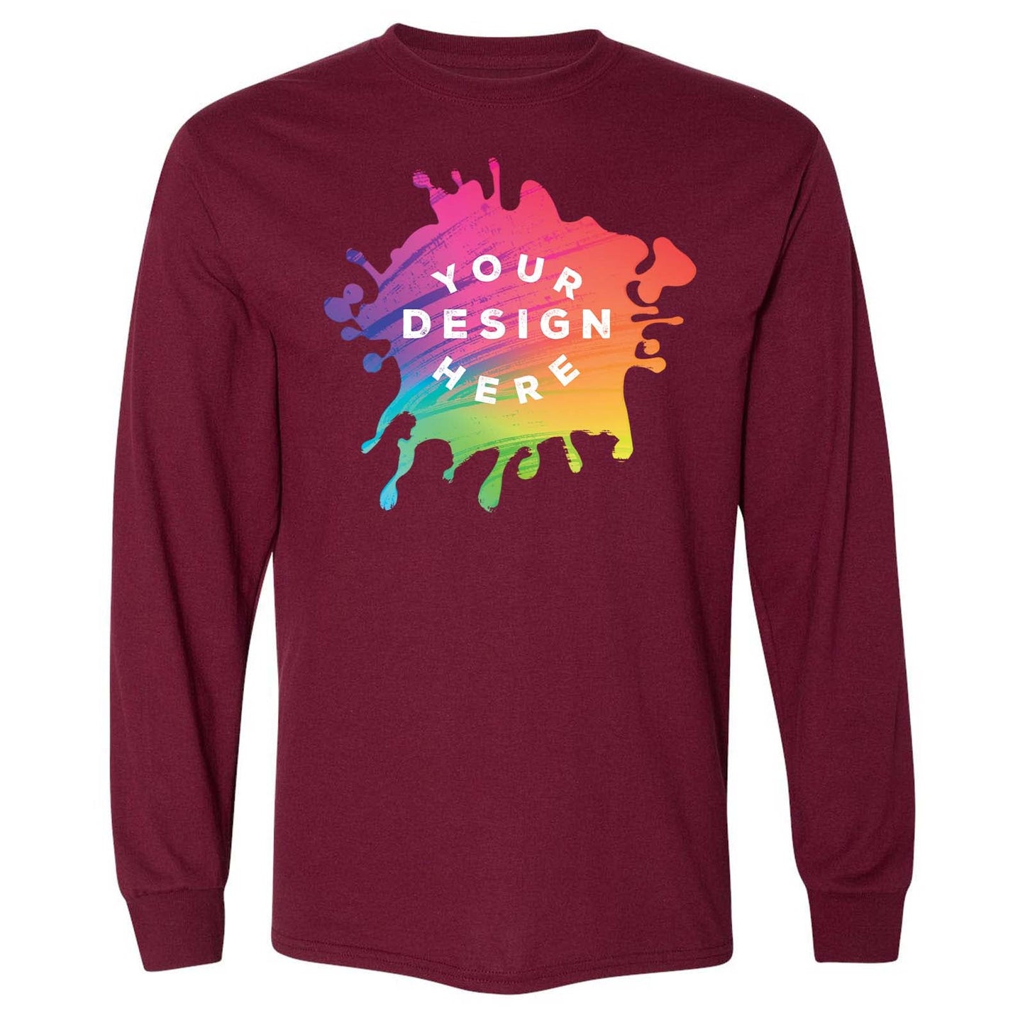 Gildan DryBlend® Men's Cotton/Polyester Blend Long Sleeve T-Shirt - Mato & Hash