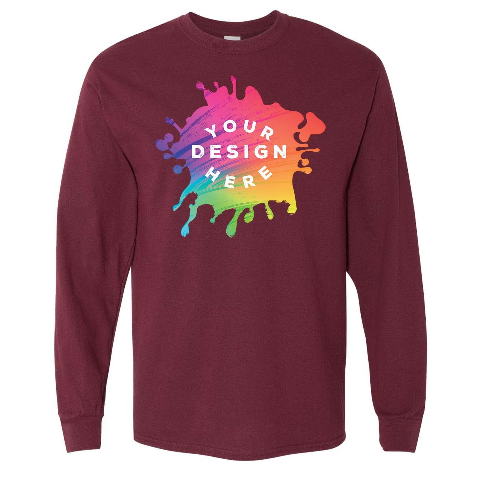 Gildan Heavy Cotton Men's Long Sleeve T-Shirt - Mato & Hash