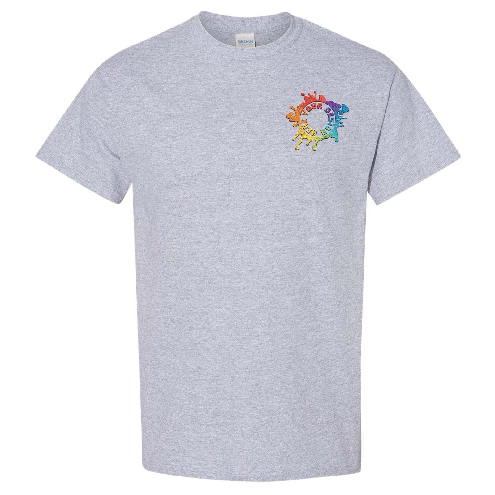 Gildan Heavy Cotton Men's T-Shirt Embroidery - Mato & Hash