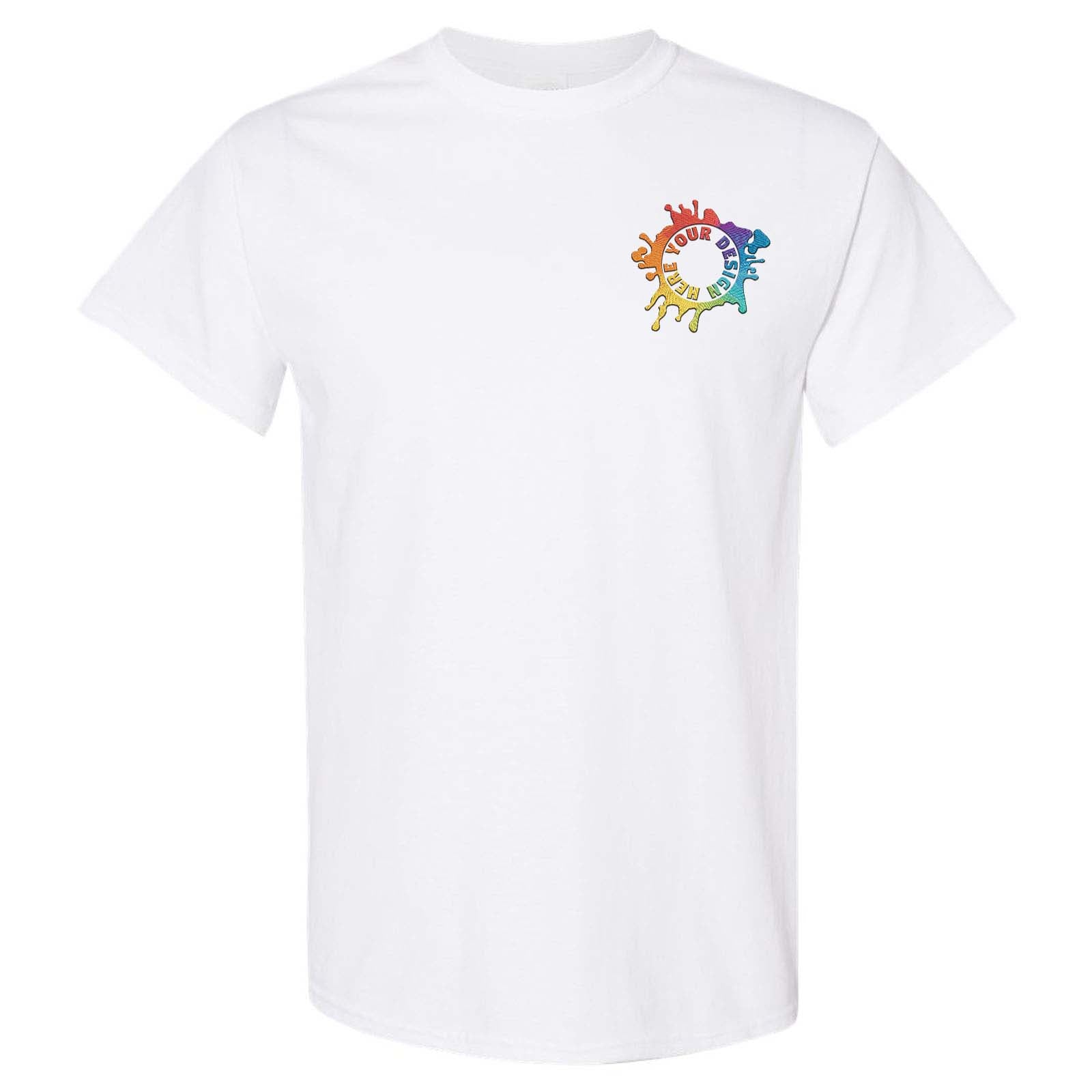 Gildan Heavy Cotton Men's T-Shirt Embroidery - Mato & Hash