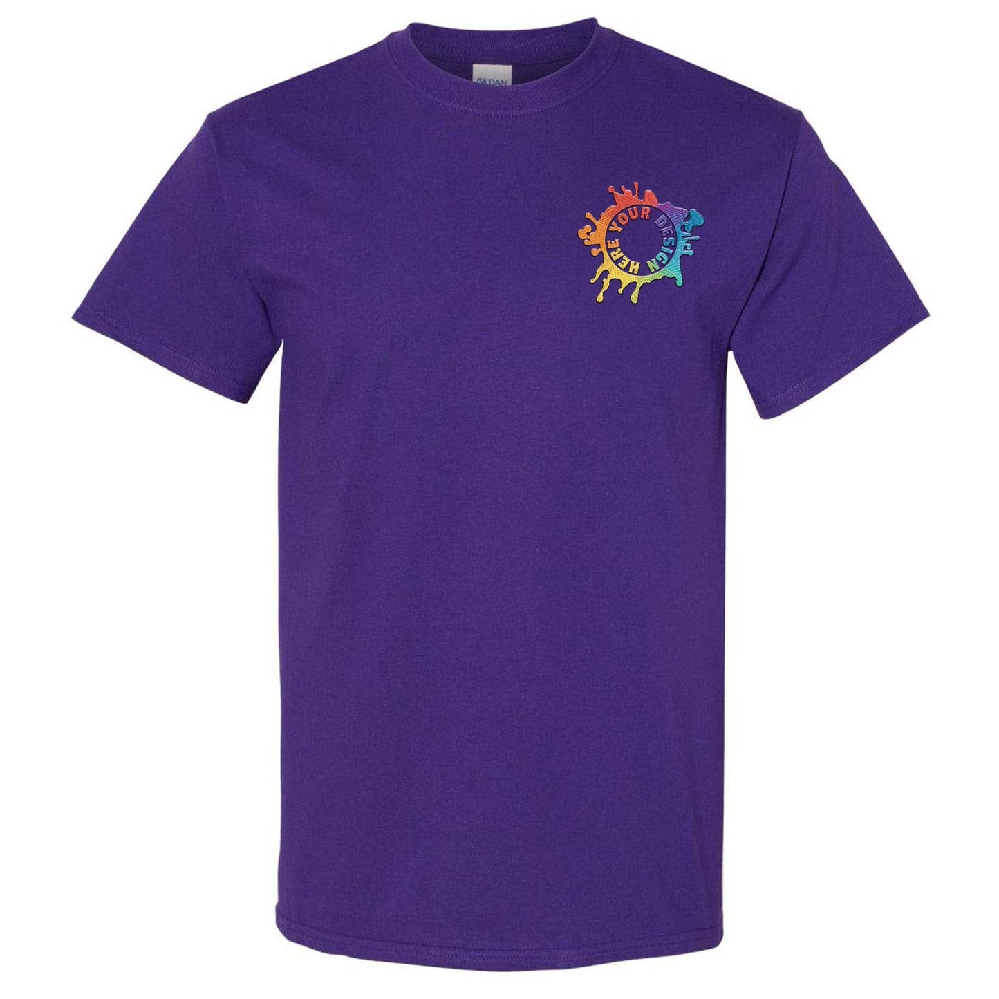 Gildan Heavy Cotton Men's T-Shirt Embroidery - Mato & Hash