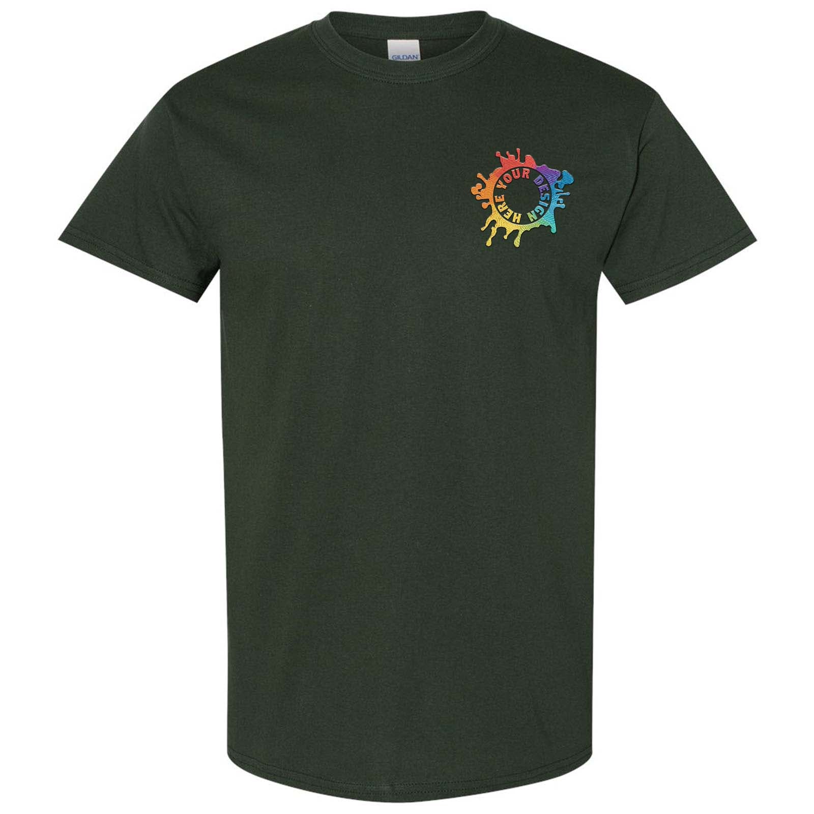 Gildan Heavy Cotton Men's T-Shirt Embroidery - Mato & Hash