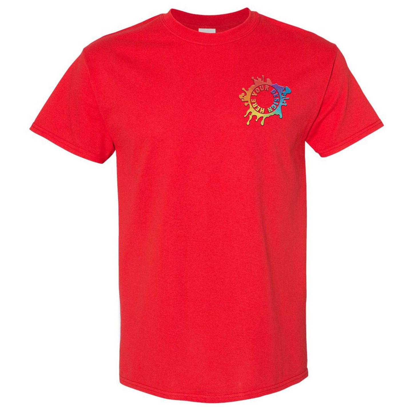 Gildan Heavy Cotton Men's T-Shirt Embroidery - Mato & Hash