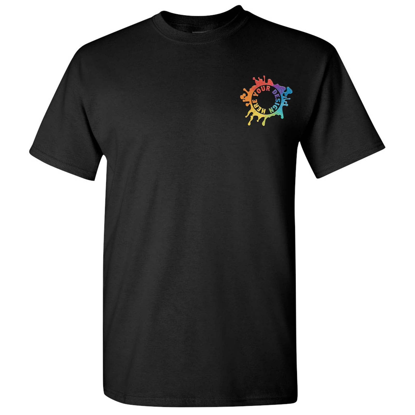 Gildan Heavy Cotton Men's T-Shirt Embroidery - Mato & Hash