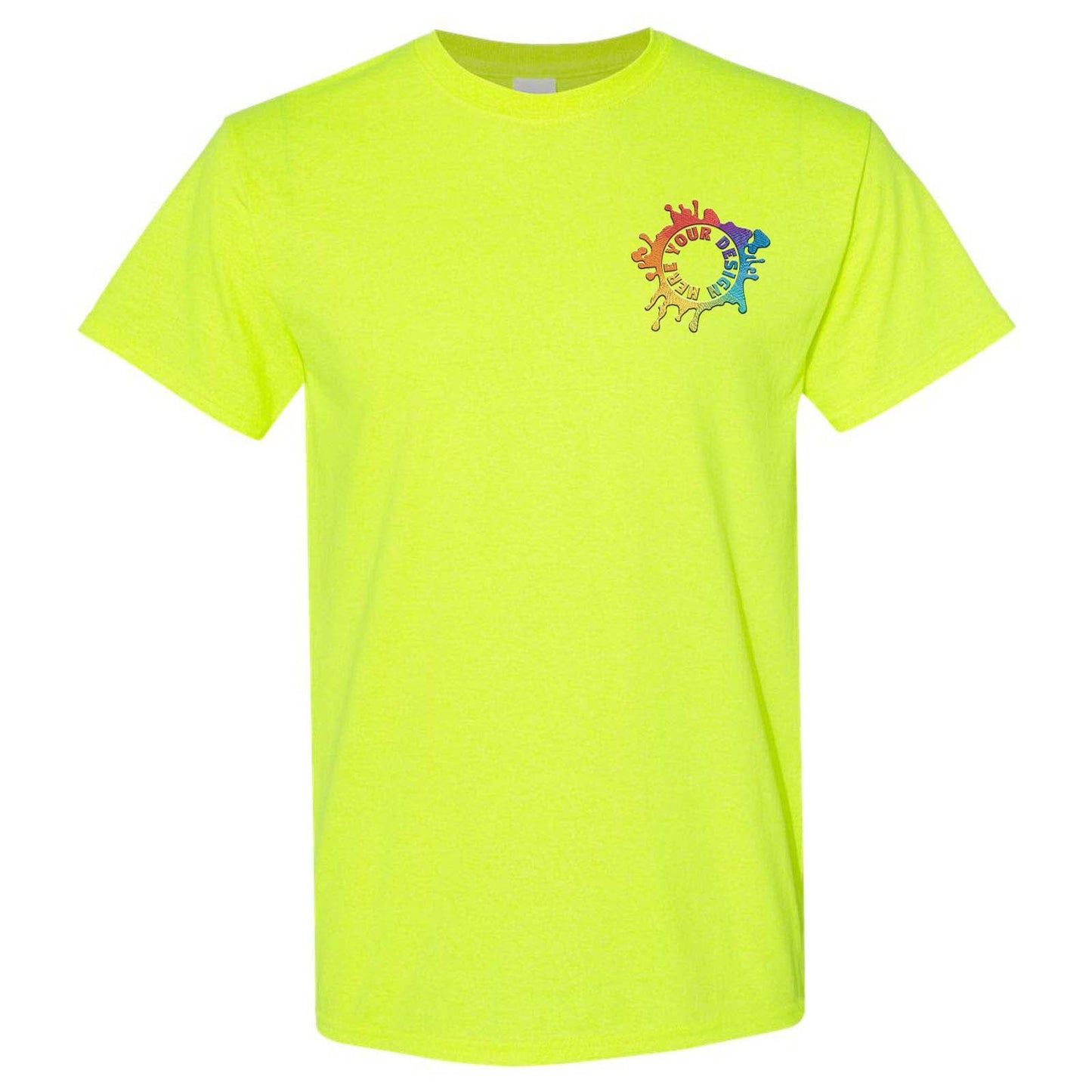 Gildan Heavy Cotton Men's T-Shirt Embroidery - Mato & Hash