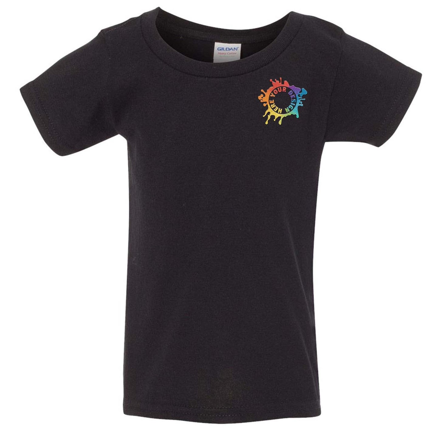 Gildan Heavy Cotton Toddler T-Shirt Embroidery - Mato & Hash