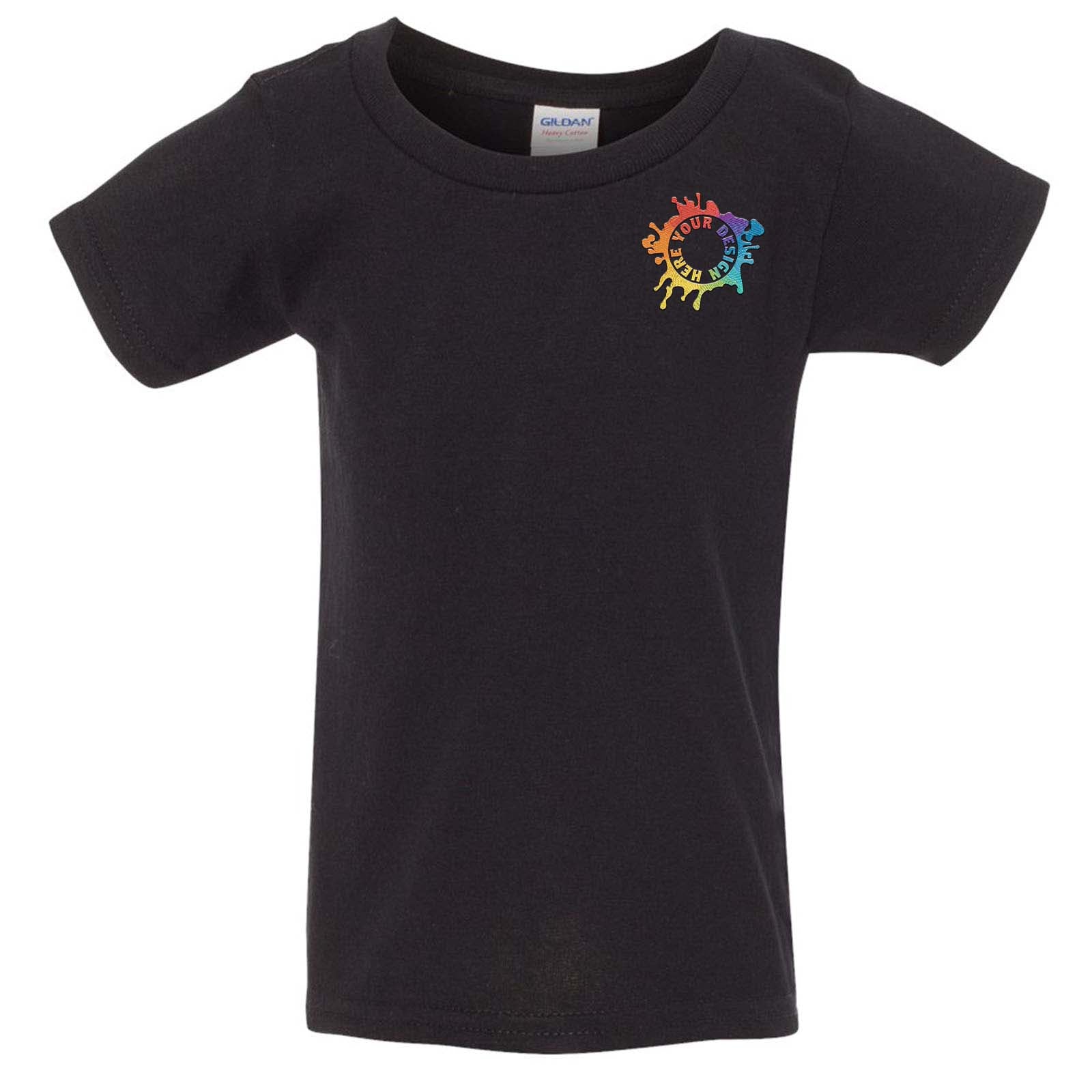 Gildan Heavy Cotton Toddler T-Shirt Embroidery - Mato & Hash