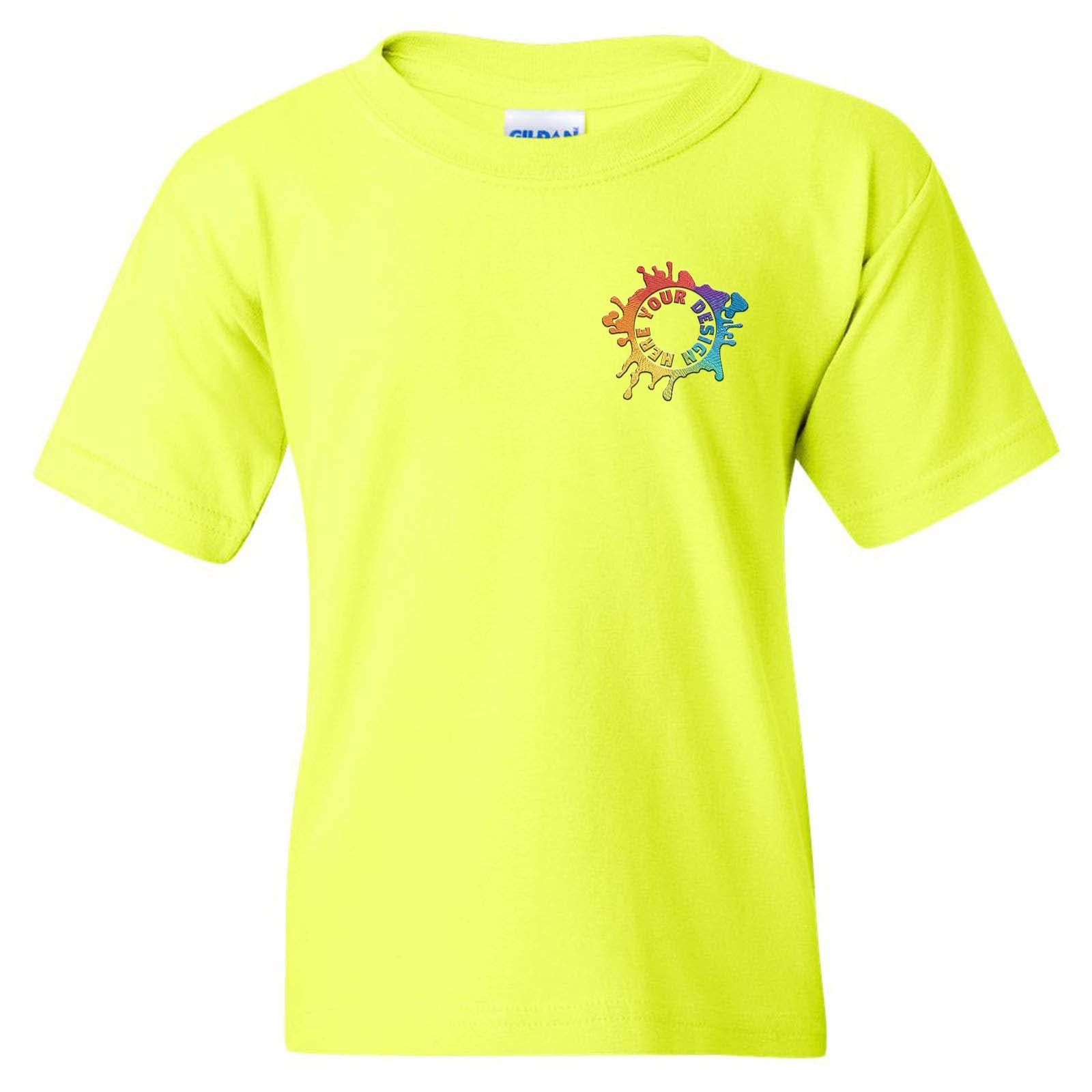 Gildan Heavy Cotton Youth Unisex T-Shirt Embroidery - Mato & Hash