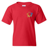 Gildan Heavy Cotton Youth Unisex T-Shirt Embroidery - Mato & Hash