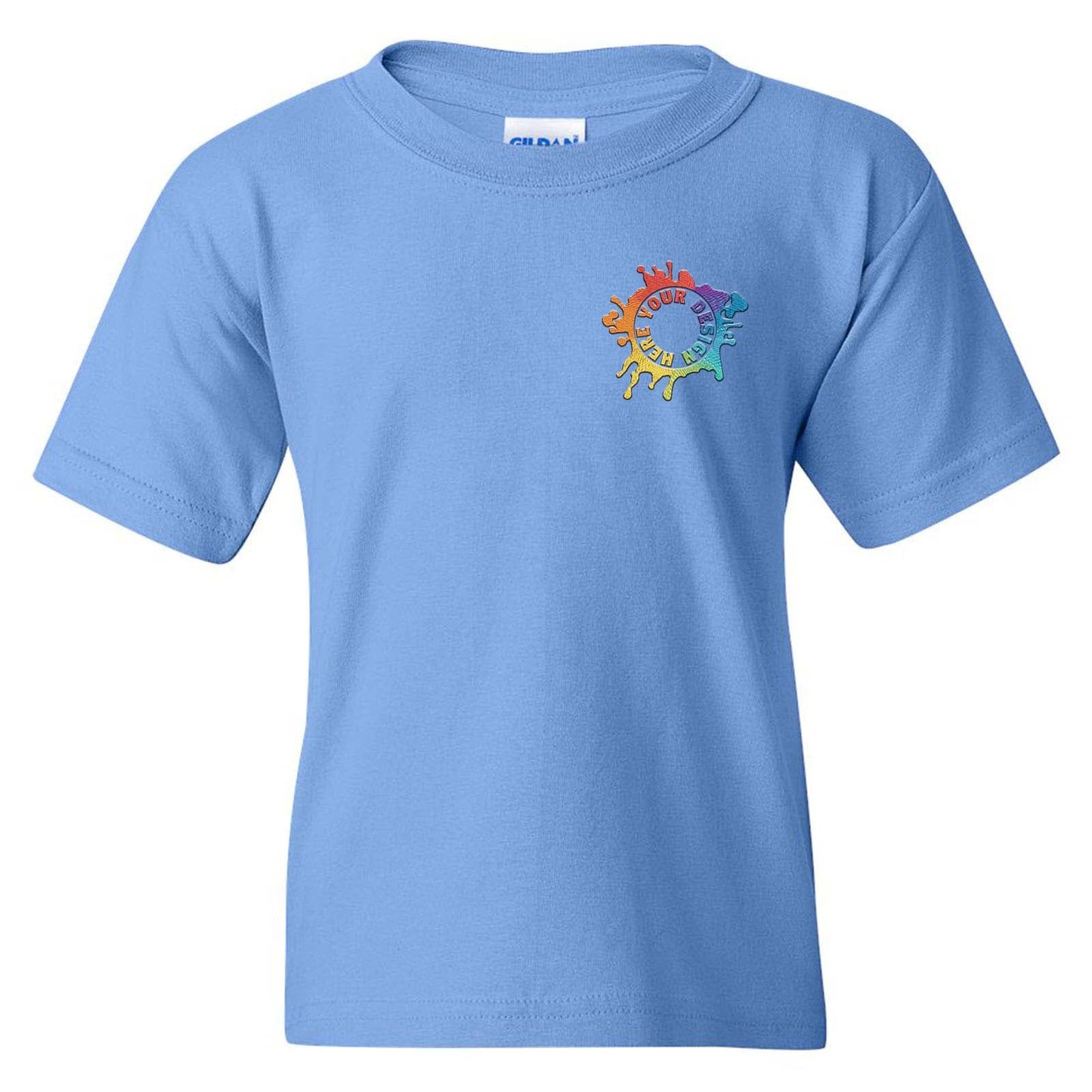 Gildan Heavy Cotton Youth Unisex T-Shirt Embroidery - Mato & Hash