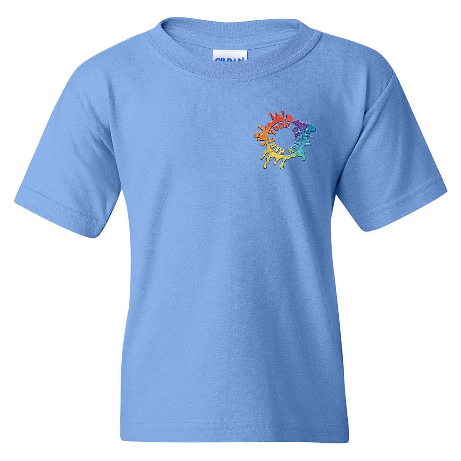 Gildan Heavy Cotton Youth Unisex T-Shirt Embroidery - Mato & Hash