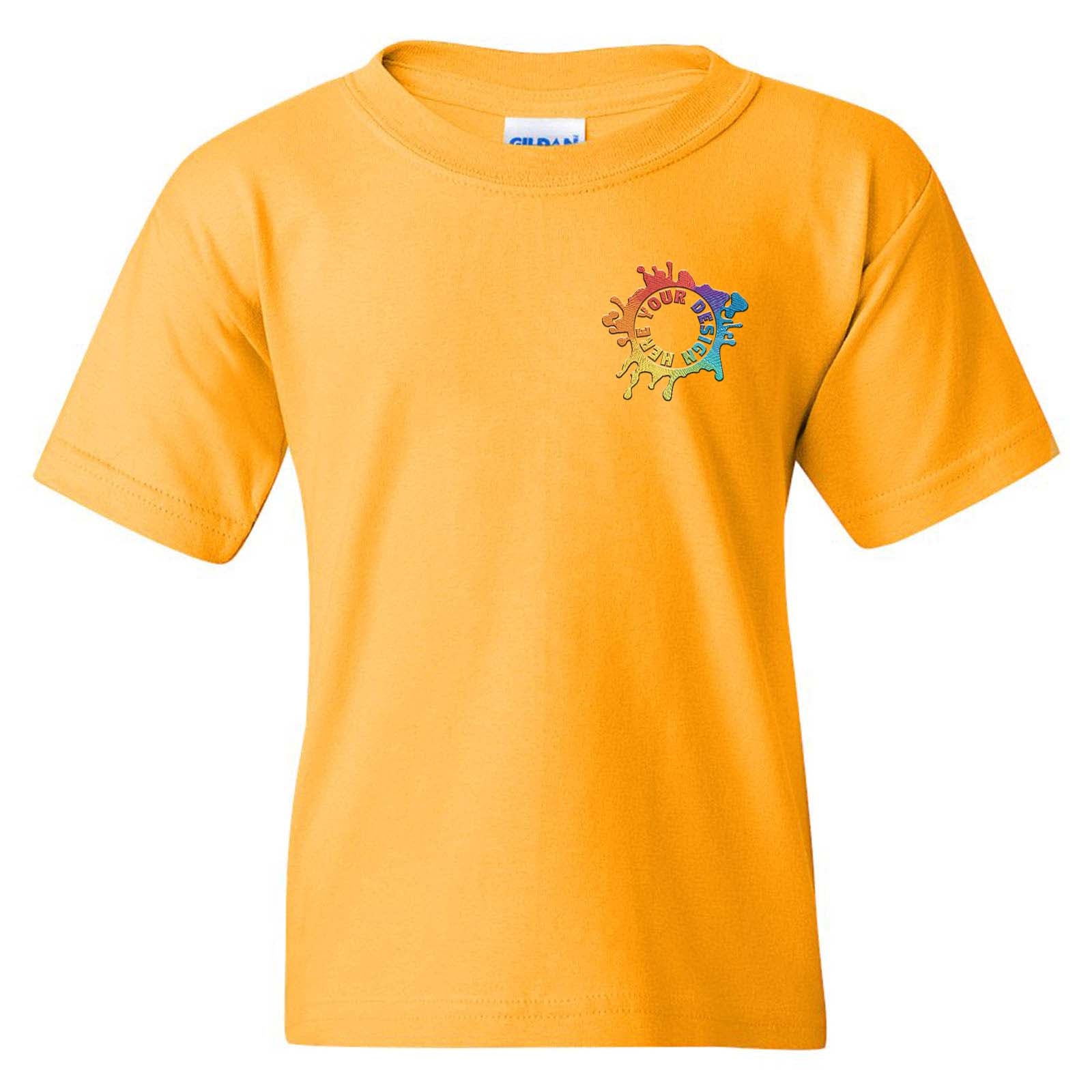 Gildan Heavy Cotton Youth Unisex T-Shirt Embroidery - Mato & Hash
