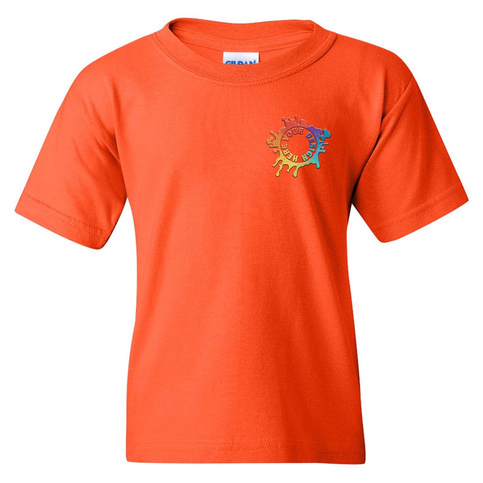 Gildan Heavy Cotton Youth Unisex T-Shirt Embroidery - Mato & Hash