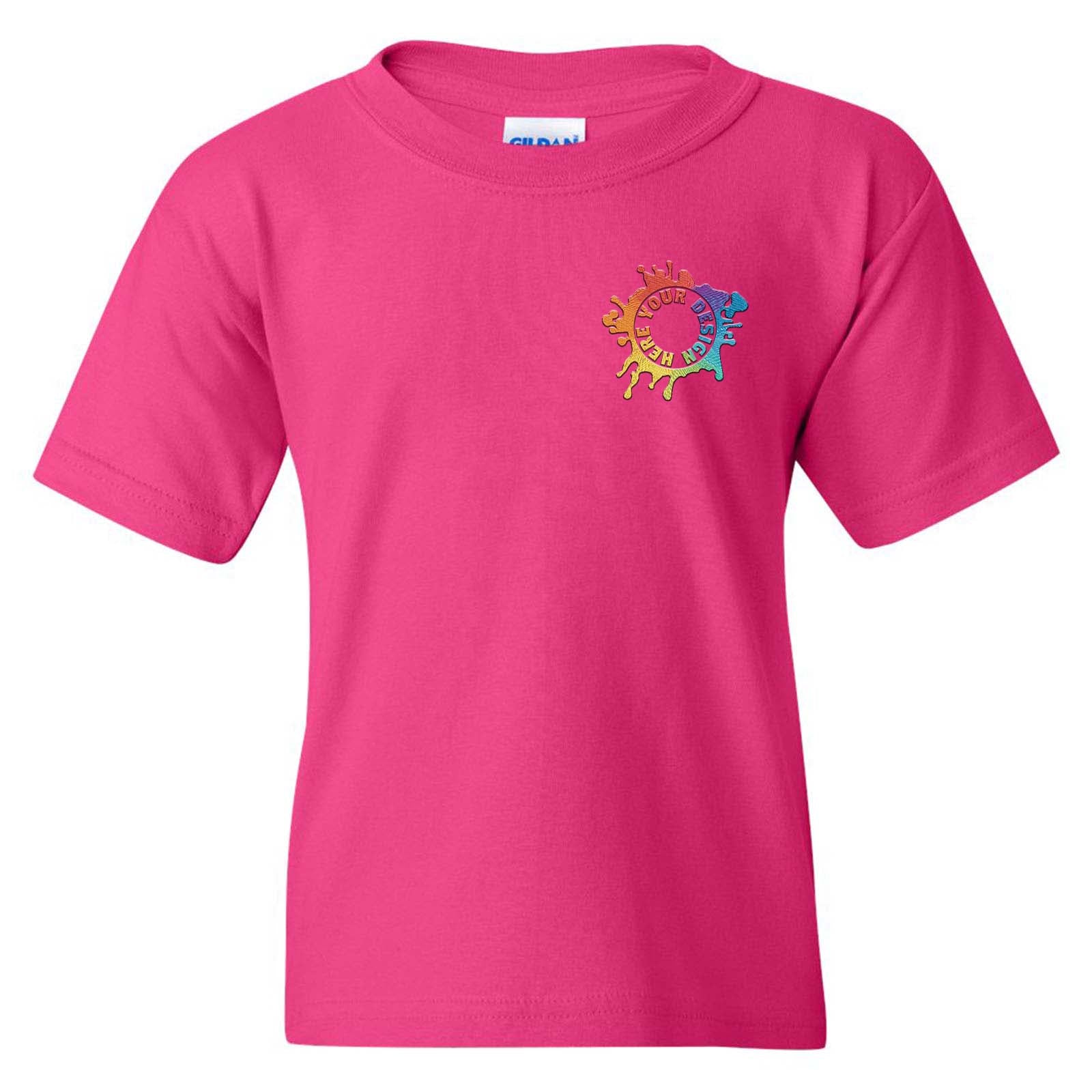 Gildan Heavy Cotton Youth Unisex T-Shirt Embroidery - Mato & Hash