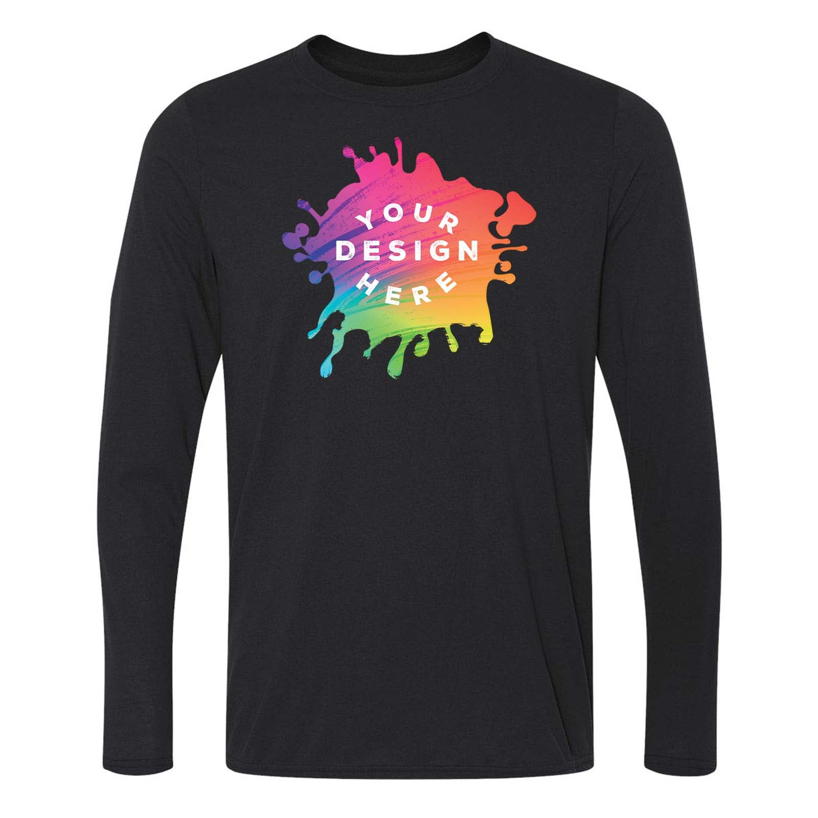 Gildan Men's Performance Polyester Long Sleeve T-Shirt - Mato & Hash