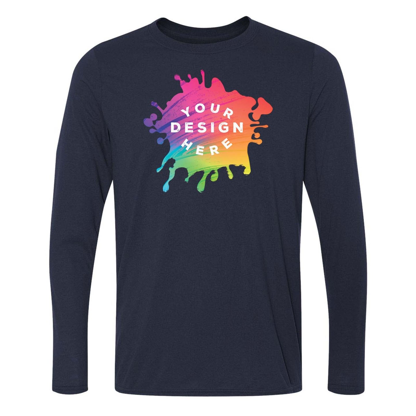 Gildan Men's Performance Polyester Long Sleeve T-Shirt - Mato & Hash