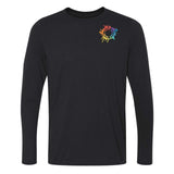 Gildan Men's Performance Polyester Long Sleeve T-Shirt Embroidery - Mato & Hash