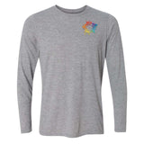 Gildan Men's Performance Polyester Long Sleeve T-Shirt Embroidery - Mato & Hash