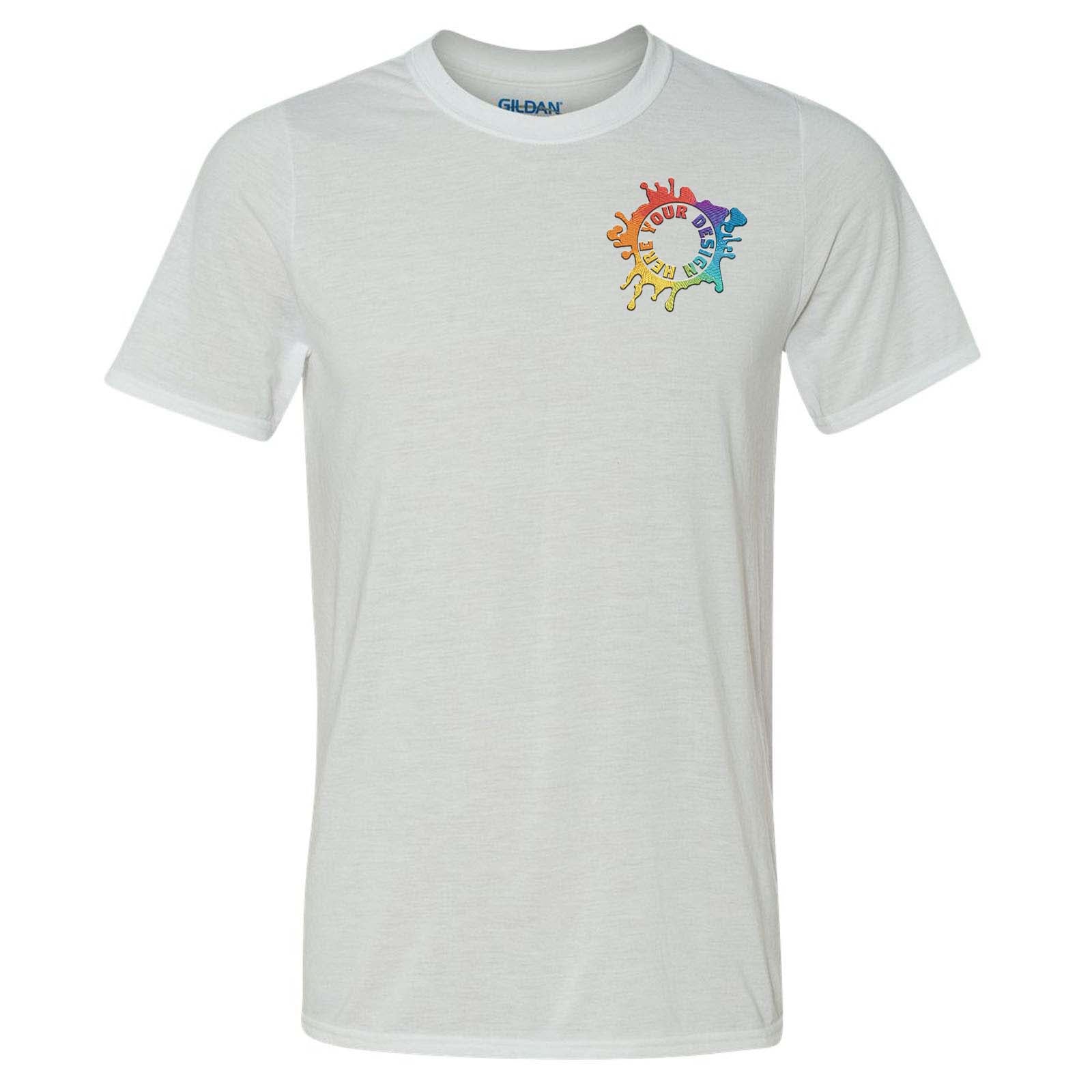 Gildan Men's Performance Polyester T-Shirt Embroidery - Mato & Hash