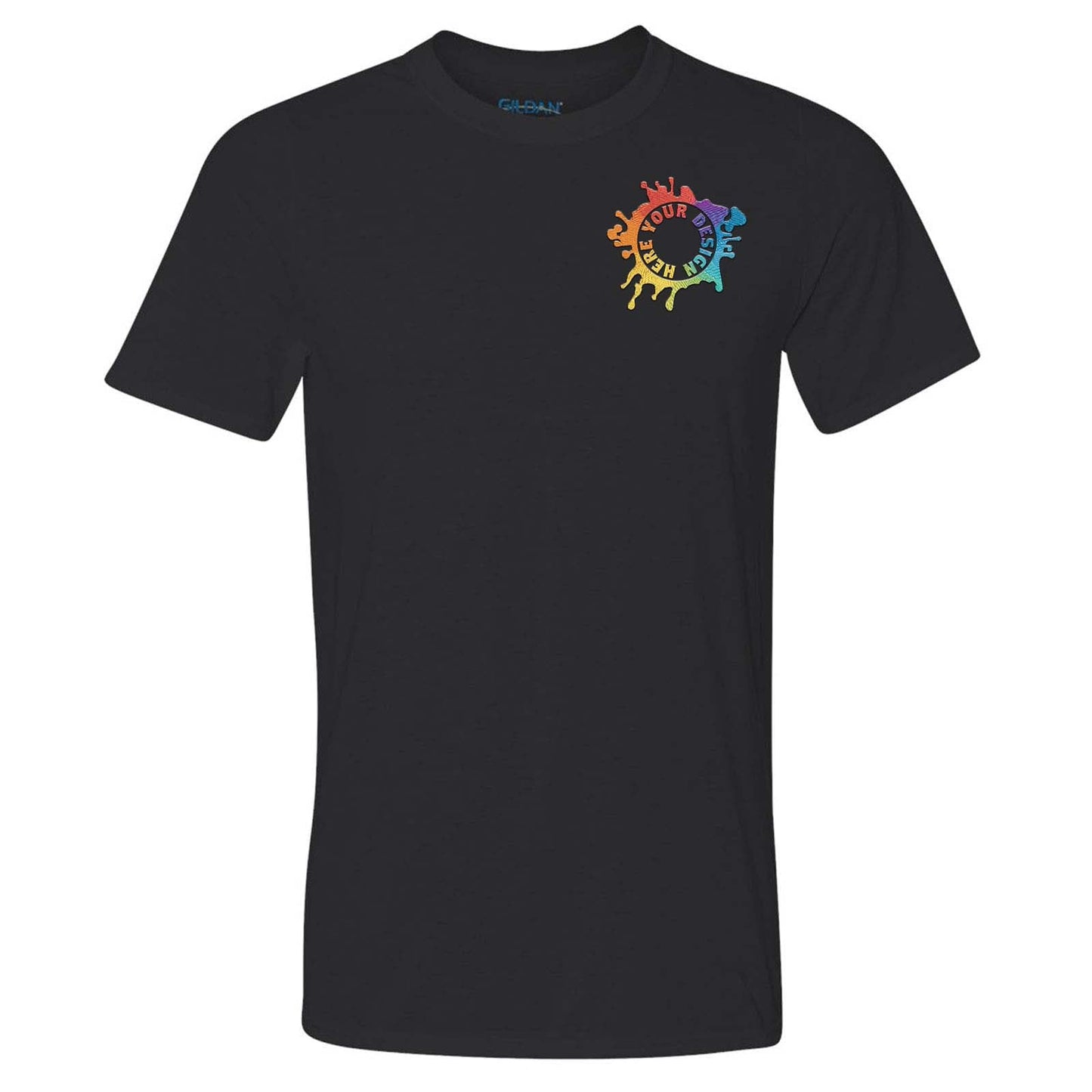 Gildan Men's Performance Polyester T-Shirt Embroidery - Mato & Hash