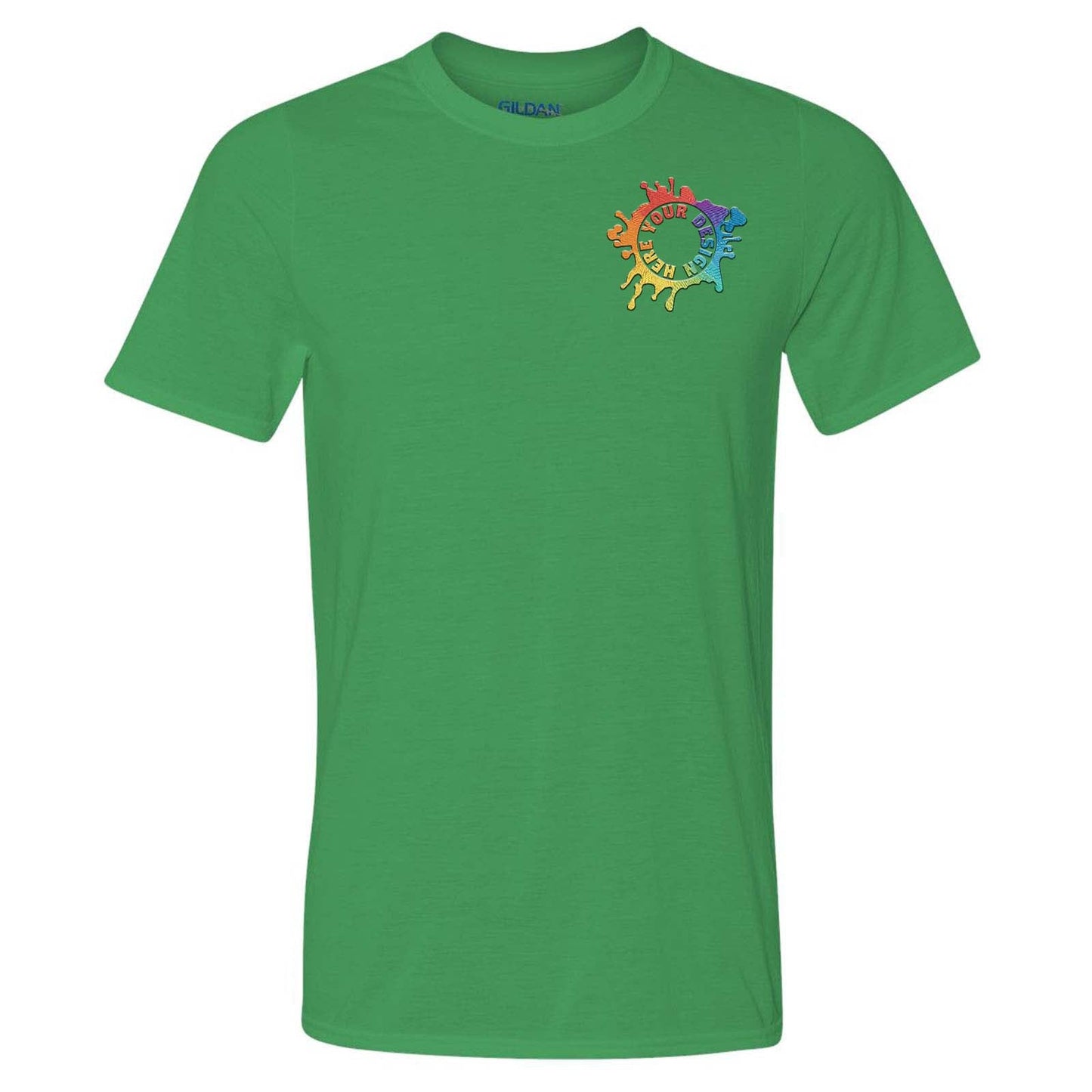 Gildan Men's Performance Polyester T-Shirt Embroidery - Mato & Hash