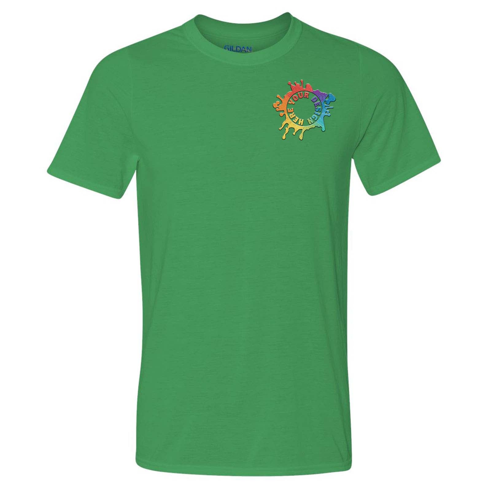 Gildan Men's Performance Polyester T-Shirt Embroidery - Mato & Hash