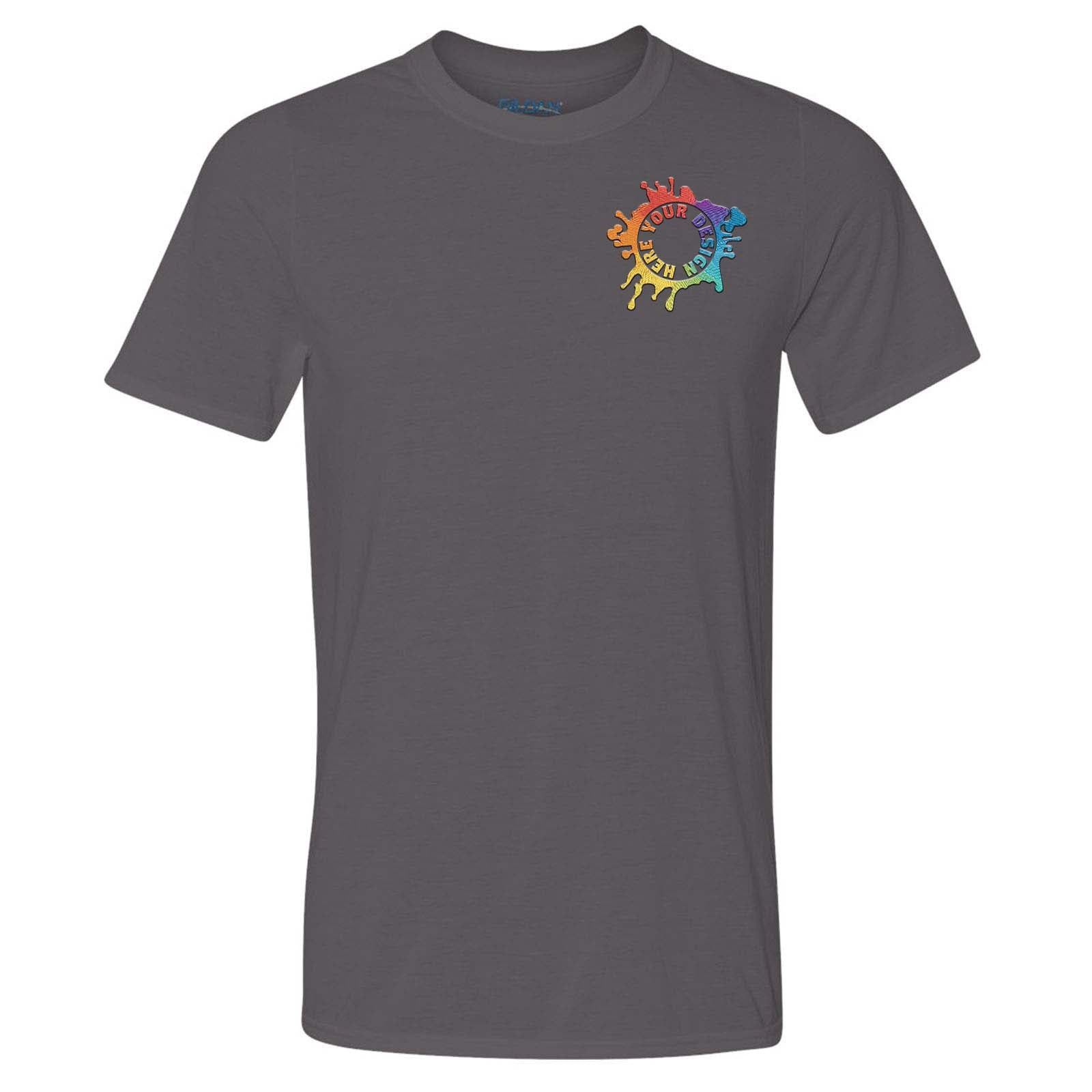 Gildan Men's Performance Polyester T-Shirt Embroidery - Mato & Hash