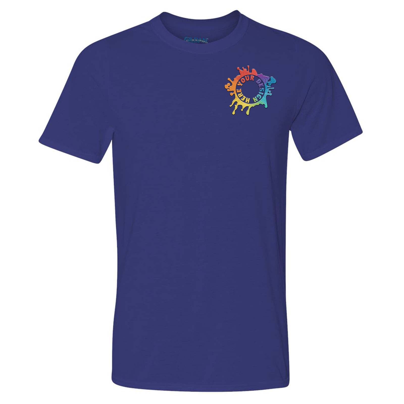 Gildan Men's Performance Polyester T-Shirt Embroidery - Mato & Hash