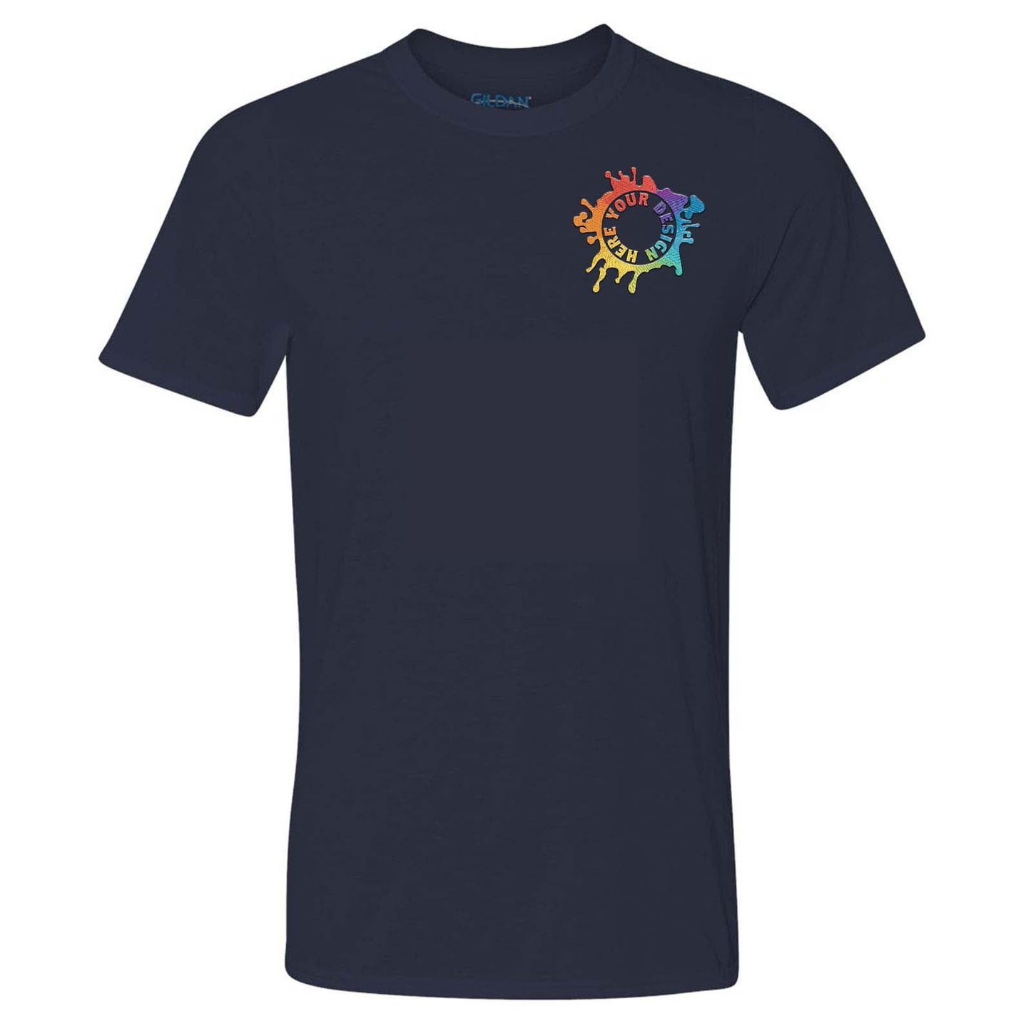 Gildan Men's Performance Polyester T-Shirt Embroidery - Mato & Hash