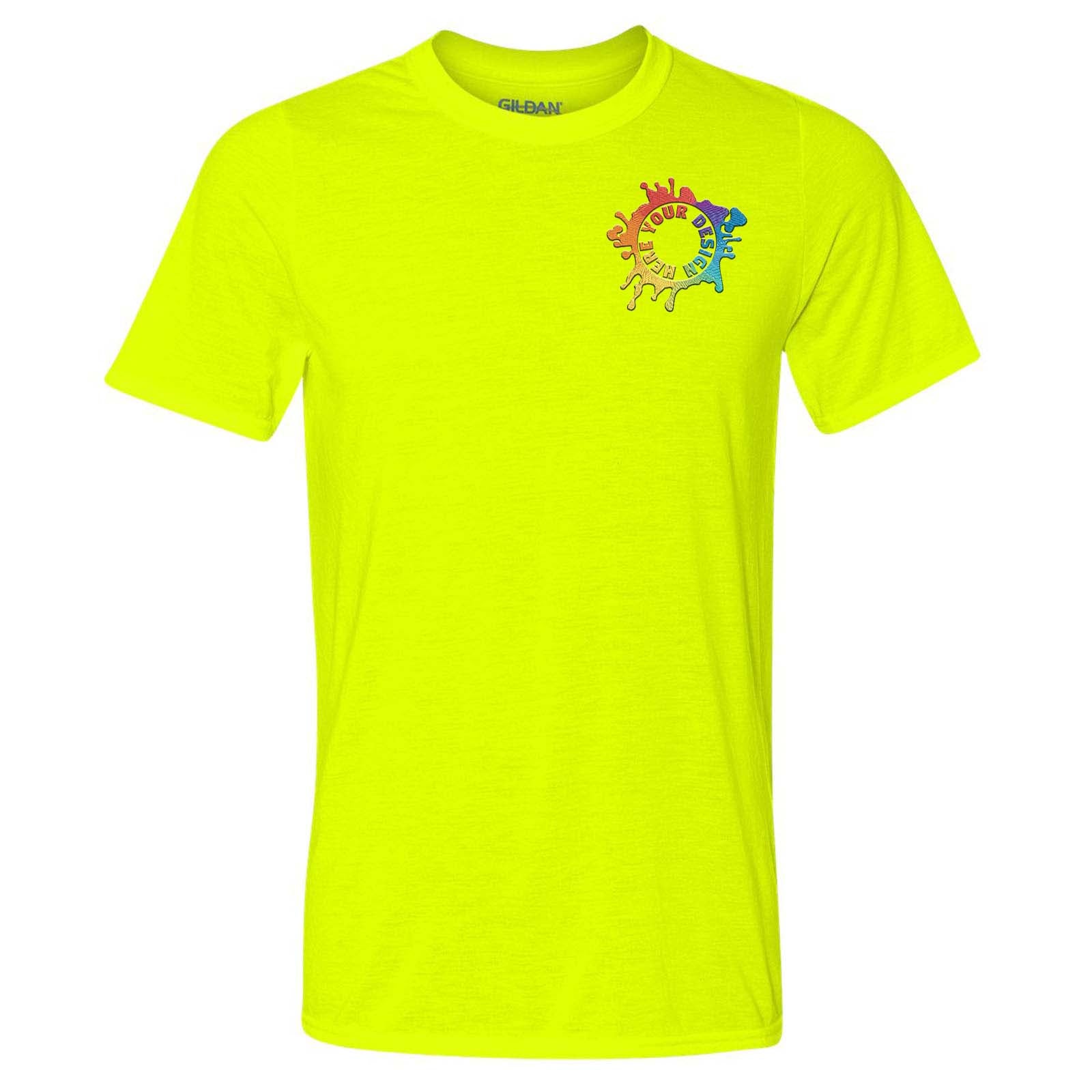 Gildan Men's Performance Polyester T-Shirt Embroidery - Mato & Hash