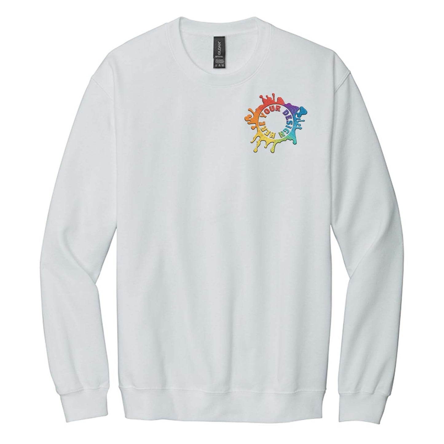 Gildan Softstyle Crewneck Sweatshirt Embroidery - Mato & Hash