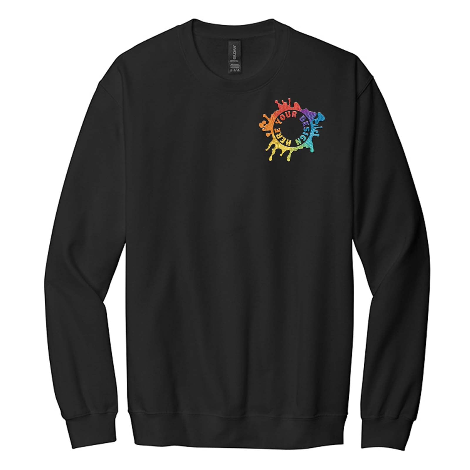 Gildan Softstyle Crewneck Sweatshirt Embroidery - Mato & Hash