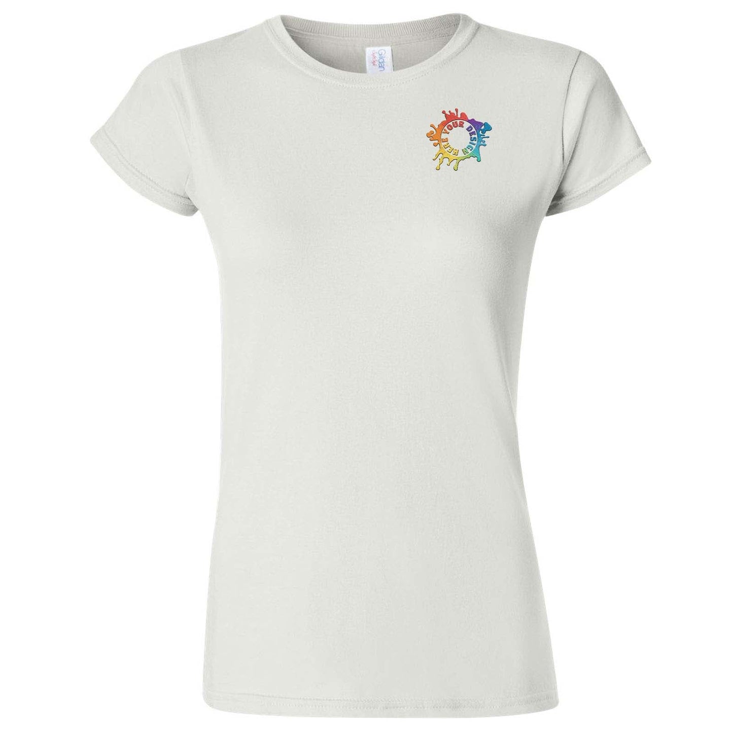 Gildan Softstyle® Women's 100% Cotton T-Shirt Embroidery - Mato & Hash