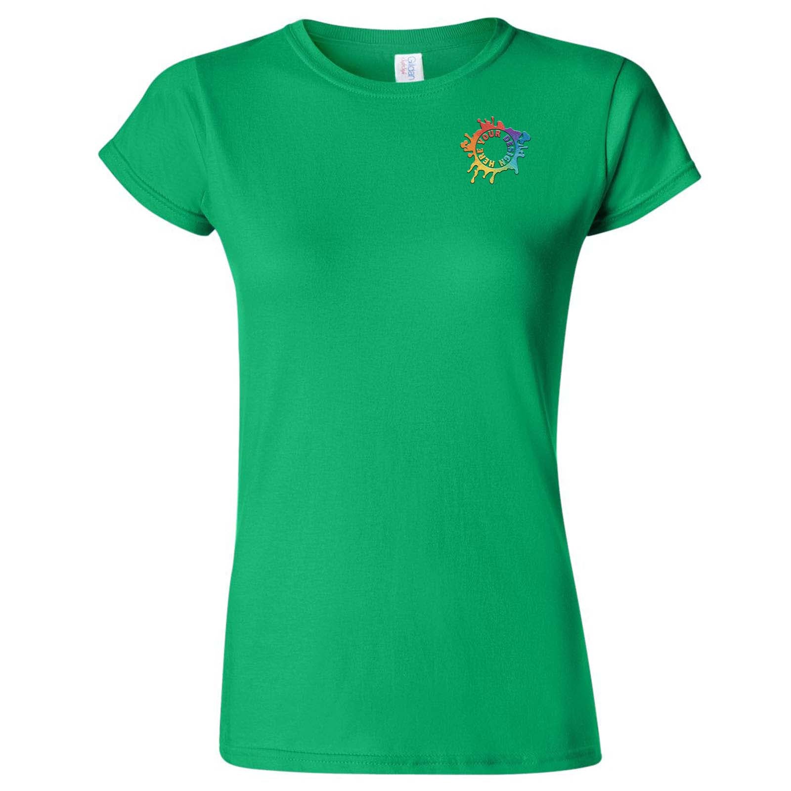 Gildan Softstyle® Women's 100% Cotton T-Shirt Embroidery - Mato & Hash