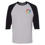Gildan Youth Heavy Cotton™ 3/4-Raglan Sleeve T-Shirt Embroidery