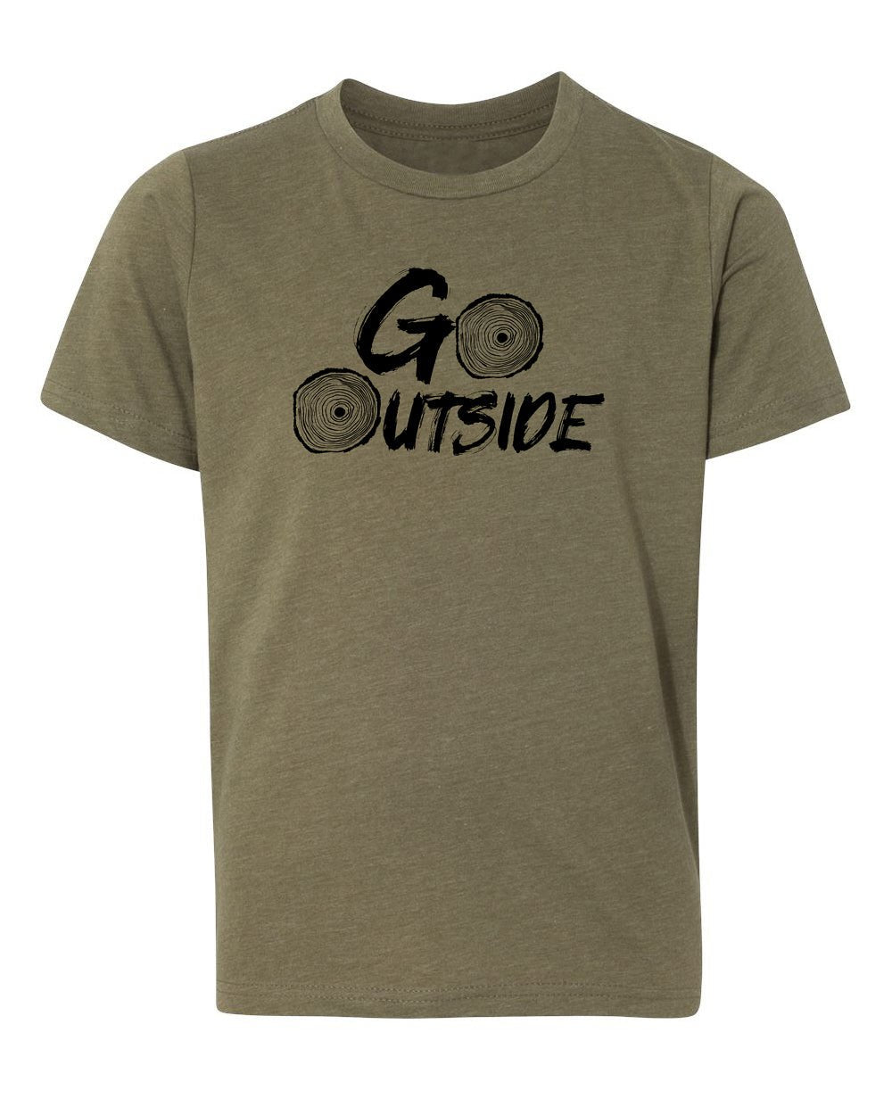 Go Outside - Tree Rings Kids T Shirts - Mato & Hash