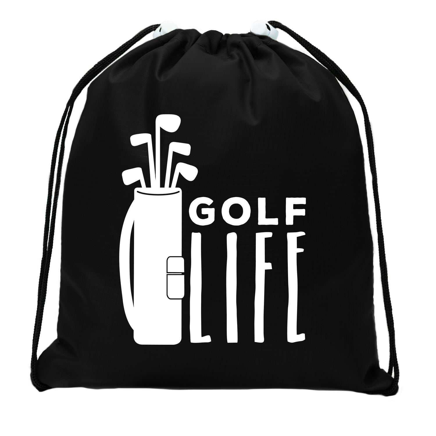 Golf Life Mini Polyester Drawstring Bag - Mato & Hash