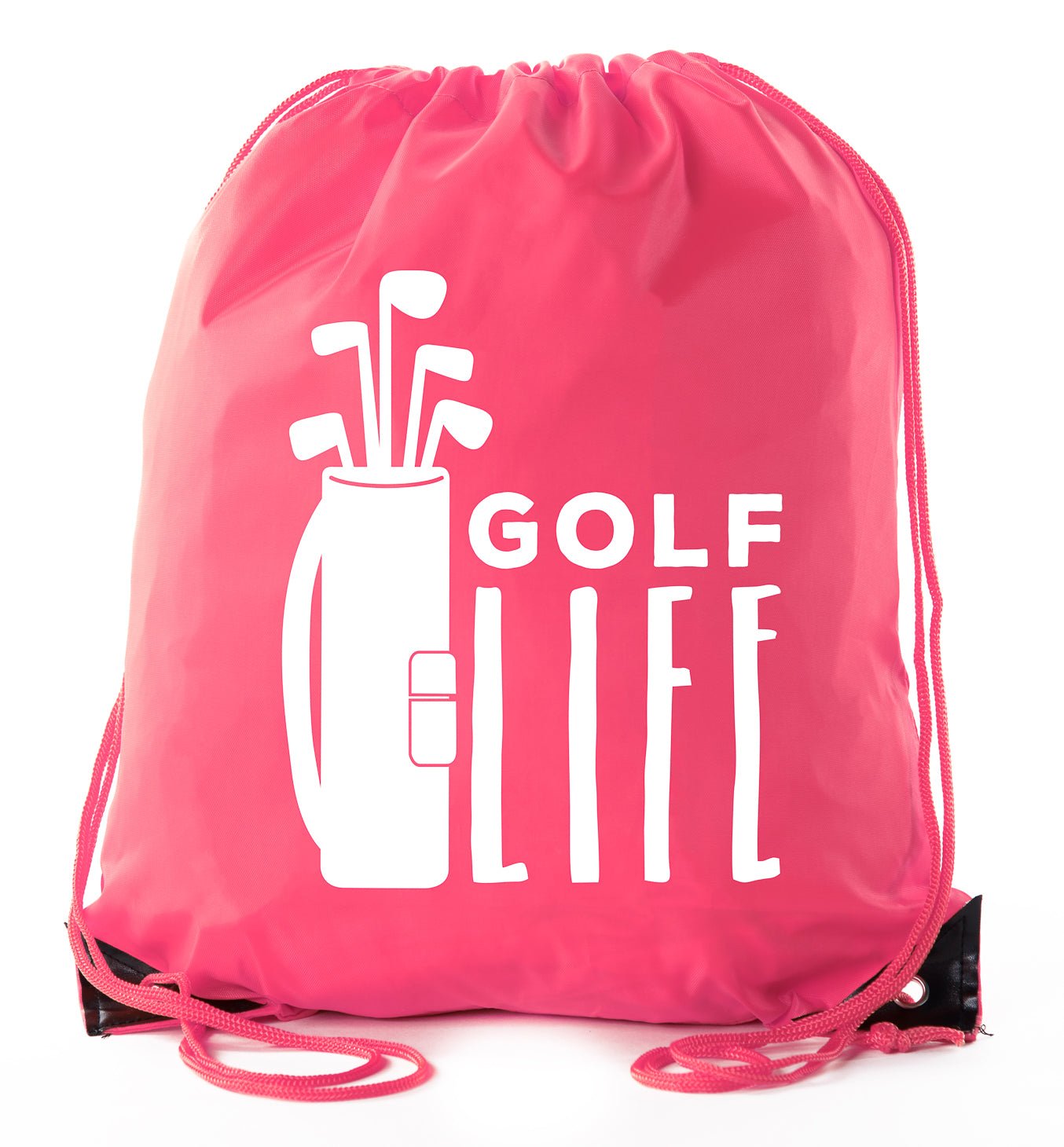 Golf Life Polyester Drawstring Bag - Mato & Hash