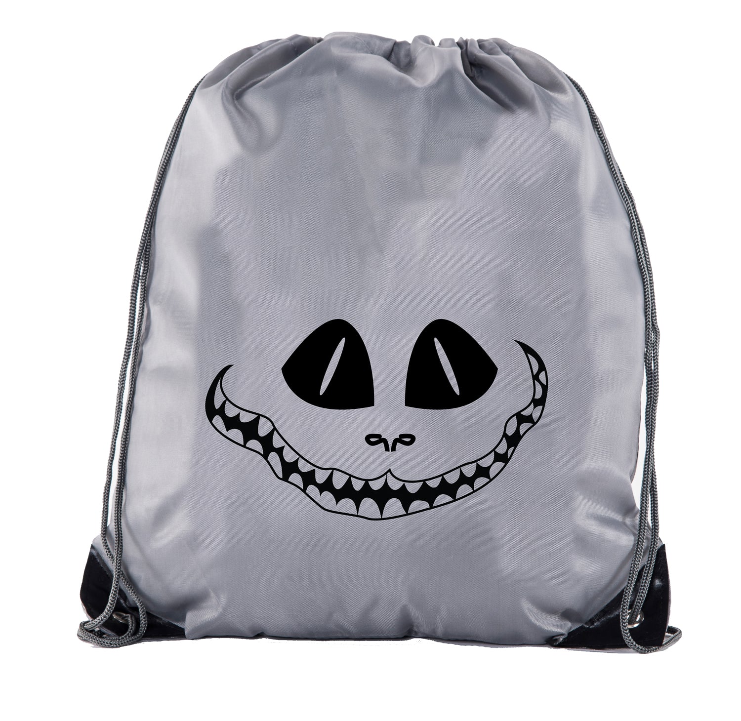 Grinning Jack o Lantern Polyester Halloween Drawstring Bag - Mato & Hash