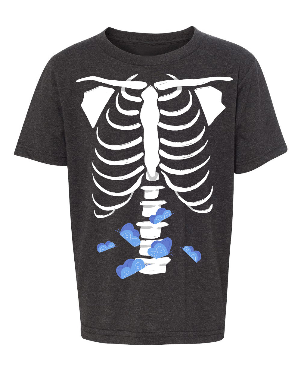 Halloween Butterflies in Skeleton Kids T Shirts - Mato & Hash