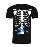 Halloween Butterflies in Skeleton Unisex T Shirts
