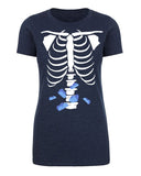 Halloween Butterflies in Skeleton Womens T Shirts - Mato & Hash