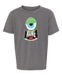 Halloween Monster Face Custom Name Kids T Shirts - Mato & Hash